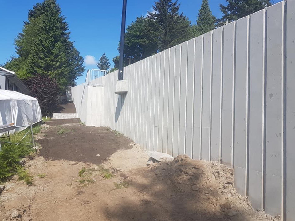 landscape concrete forming